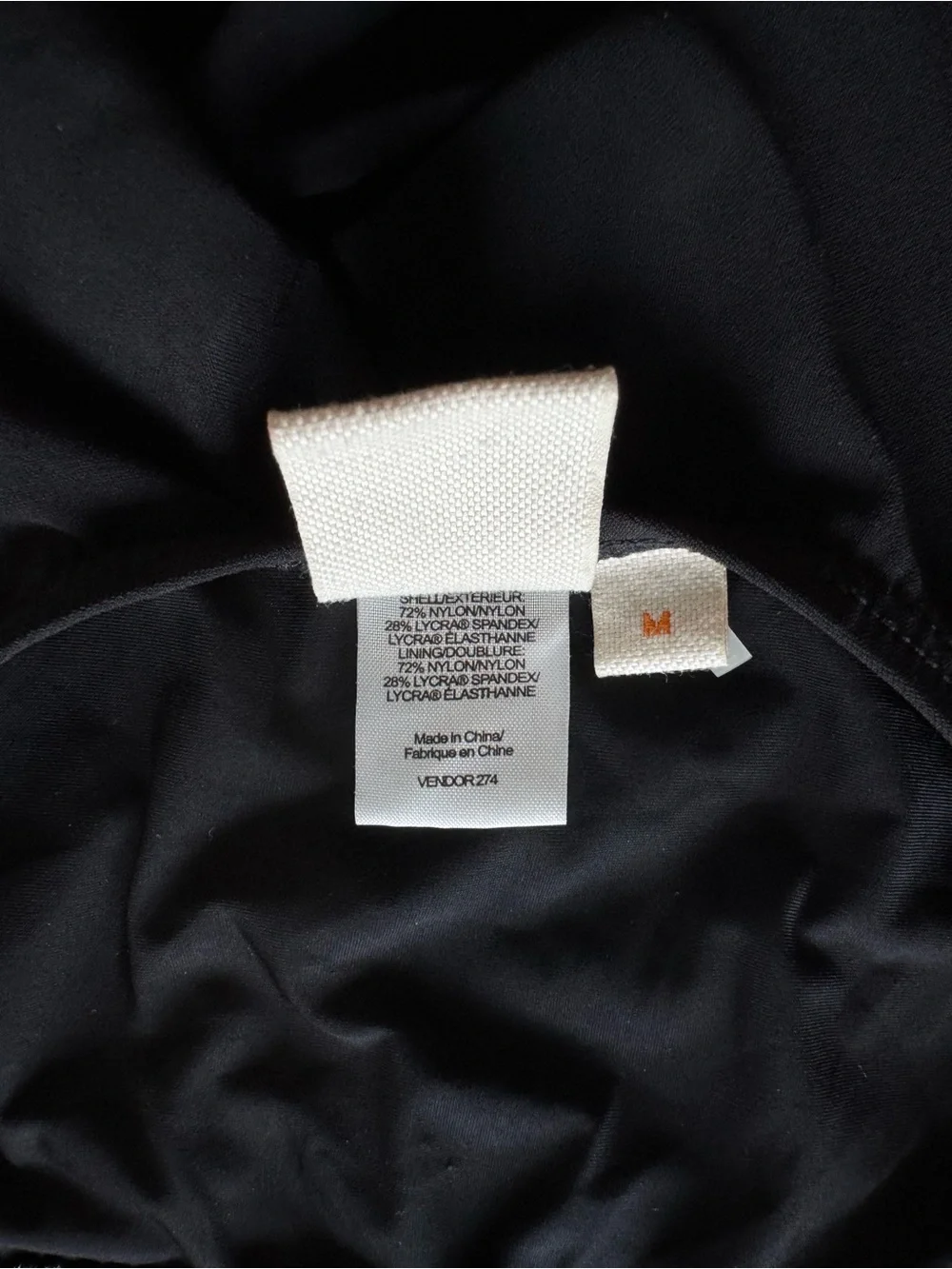 Tory Burch One-Shoulder Black One Piece Swimsuit Woman’s Size M
